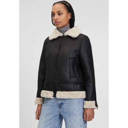 Mauritius Imitatieleren jack C-039 met imitatiebont