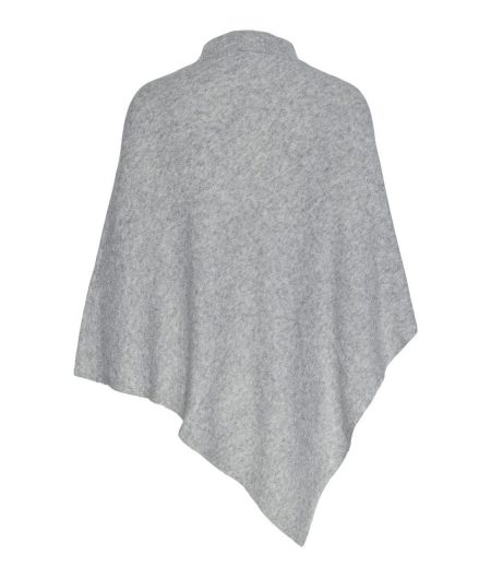 pieces Gebreide poncho PCFORTUNA HIGH NECK PONCHO NOOS BC