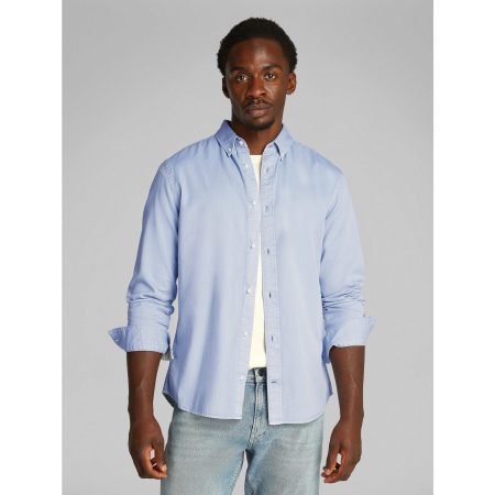 Calvin Klein Overhemd met lange mouwen GARMENT DYED TWILL SHIRT