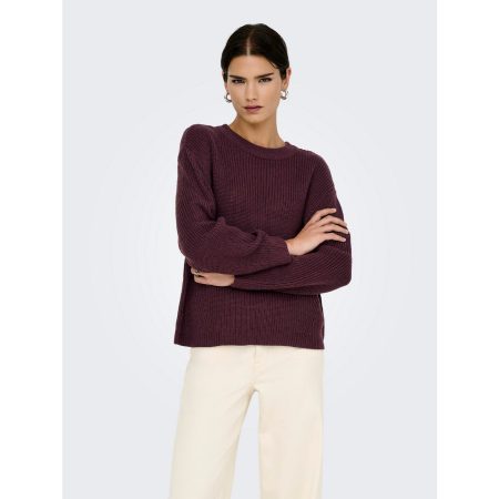 Only Gebreide trui ONLMILOUZ LS RIB PULLOVER KNT NOOS