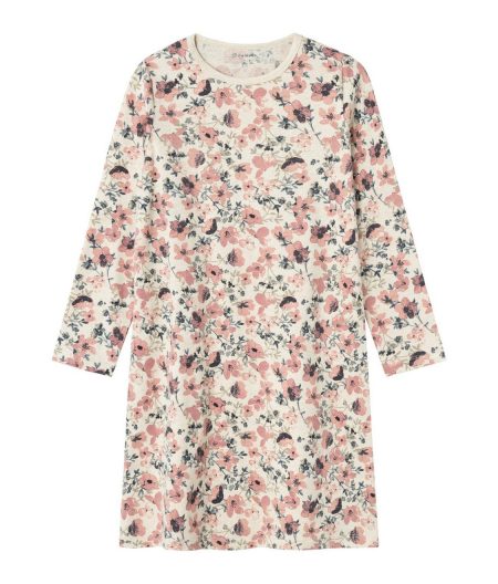 Name It Nachthemd NKFNIGHTGOWN LS NOSTALGIA FLOWER NOOS