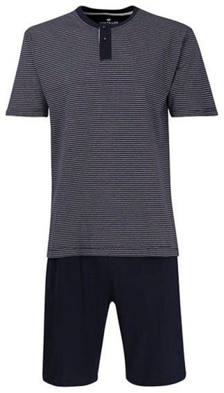 Tom Tailor Shortama Nebraska met coole combinatie van boven- en onderstuk (2-delig)