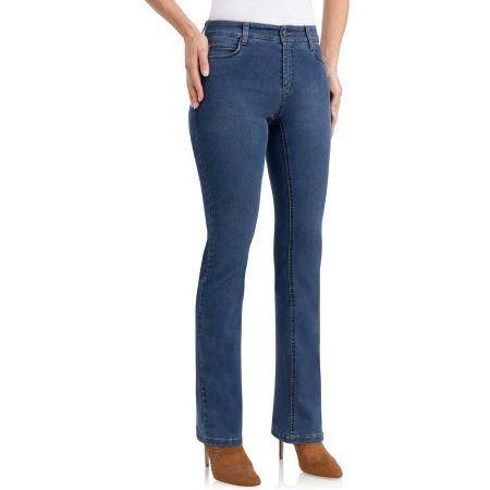 wonderjeans Bootcut jeans Boot Nauwsluitend model met licht uitlopende broekspijpen
