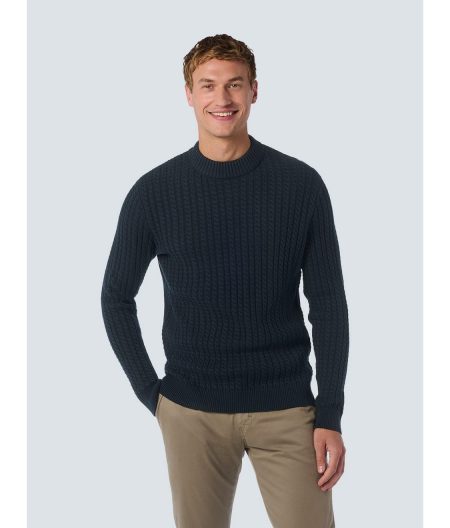 NO EXCESS Gebreide trui met kabelpatroon