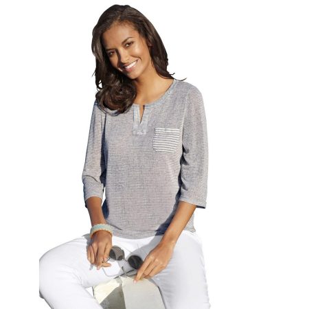 Casual Looks Shirt met 3/4 mouwen Shirt (1-delig)