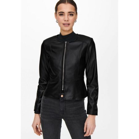 Only Imitatieleren jack ONLSARAMY FAUX LEATHER JACKET CC OTW