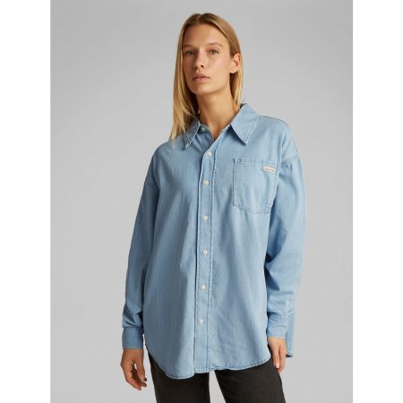 Calvin Klein Jeans blouse OVERSIZED LS DENIM SHIRT