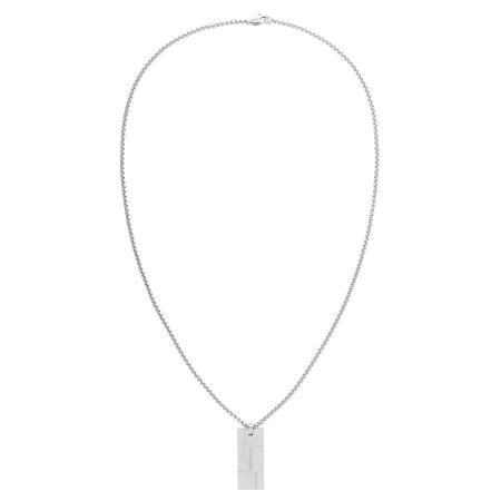 Calvin Klein Ketting met hanger Sieraad roestvrij staal halssieraad halsketting Venezianerketting GRID