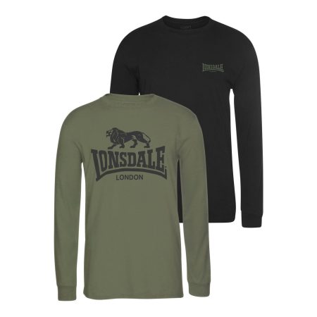 Lonsdale Shirt met lange mouwen AYRSHIRE (2-delig