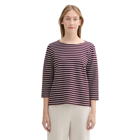 Tom Tailor Shirt met lange mouwen met structuur