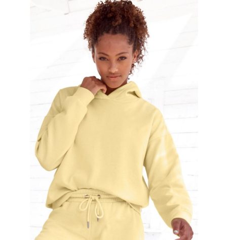 Buffalo Hoodie -Hoodie met rugprint Capuchon sweatshirt met rugprint en ribborden