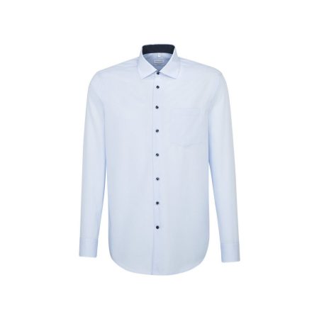 seidensticker Businessoverhemd Zwarte roos Regular extra lange mouwen kentkraag uni