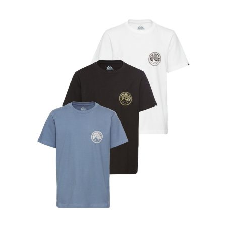 Quiksilver T-shirt MINIDISCO SHORT SLEEVE TEE PACK3 YOUTH (3-delig)