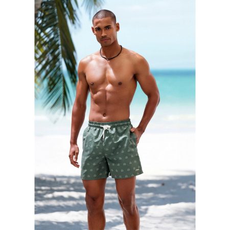 s.Oliver RED LABEL Beachwear Zwemshort met modieuze all-over print