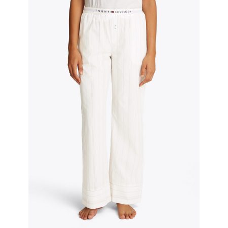 Tommy Hilfiger Underwear Loungebroek POPLIN PANTS met streepjespatroon