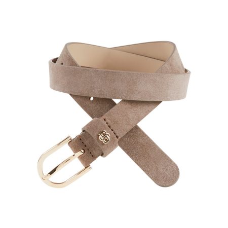 Boss Leren riem Scarlet BB Sz25 met monogramlabel