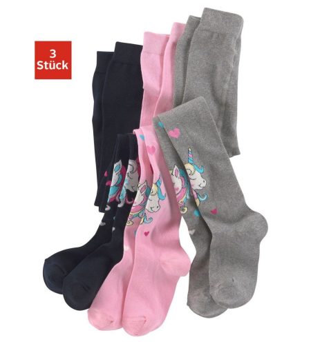 H.I.S Maillot met ingebreide eenhoorn motieven (set