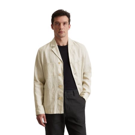 Marc O'Polo Overhemdjasje Overshirt in blazerstijl