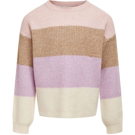 KIDS ONLY Gebreide trui KOGSANDY L/S STRIPE PULLOVER