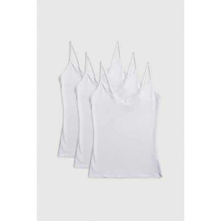 YSABEL MORA Hemd BASIC COLLECTION COTTON WITH LACE het perfecte basic-top voor elke dag (Set van 3)