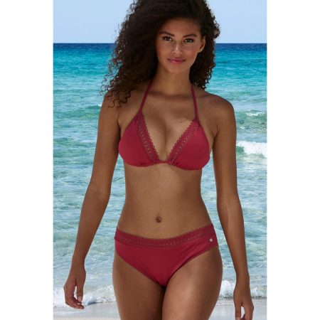 s.Oliver RED LABEL Beachwear Triangel-bikinitop Aiko met gehaakte look