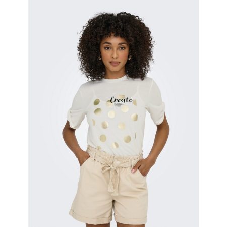 Only Shirt met korte mouwen ONLFREE – T-shirt met print voor casual combinaties