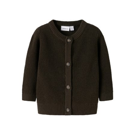 Name It Vest NBNBUBBA LS KNIT CARD NOOS