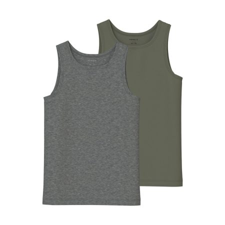 Name It Hemd NKMTANK voor jongens met ronde hals en elastisch draagcomfort (set
