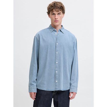 Jack & Jones Overhemd met lange mouwen JORNORREBRO DENIM SHIRT LS SN