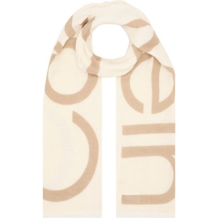 Calvin Klein Sjaal BOLD LOGO COTTON HEMP SCARF