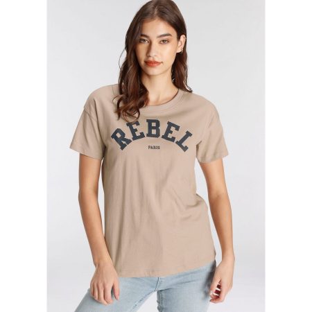 AJC T-shirt met trendy print