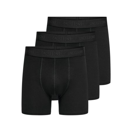 ONLY & SONS Trunk ONSFITZ SOLID BLACK TRUNK 3PACK NOOS (set