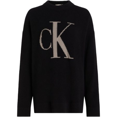 Calvin Klein Gebreide trui CK INTARSIA HIGH NECK SWEATER