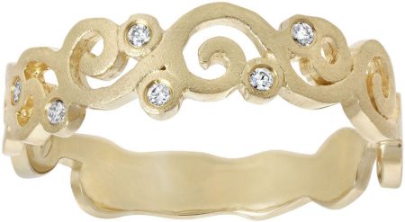 Firetti Ring Sieraad cadeau goud 585 damesring goudkleurige ring rank