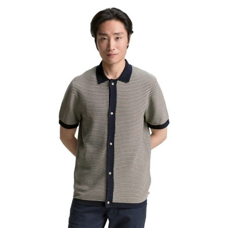 Tom Tailor Vest met gestreept patroon