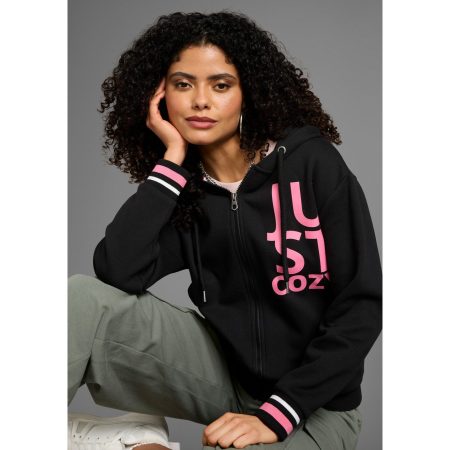 KangaROOS Capuchonsweatvest met neondetails