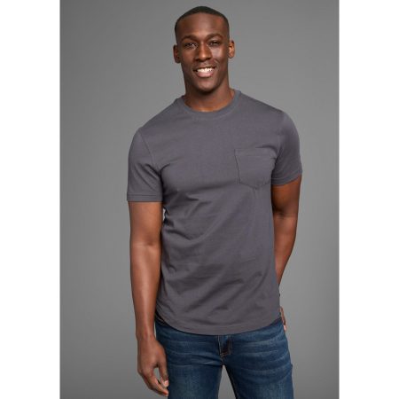 Bruno Banani Lang shirt met een afgeronde zoom