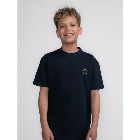 Petrol Industries T-shirt met reliëf op de borst