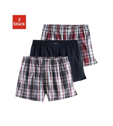 H.I.S Geweven boxershort met een prettige pasvorm (set