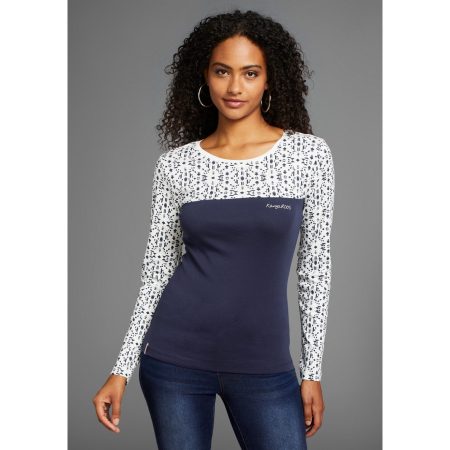 KangaROOS Shirt met lange mouwen met print