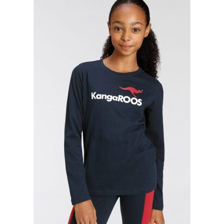 KangaROOS Shirt met lange mouwen BASIC LOGO Lange mouw