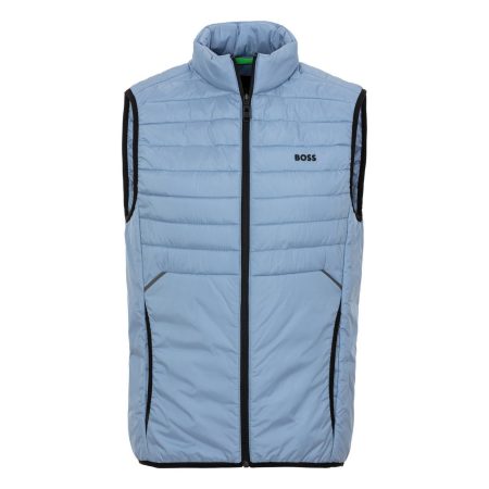 BOSS GREEN Bodywarmer V Thor met opstaande kraag