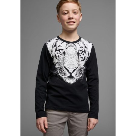 KIDSWORLD Shirt met lange mouwen WHITE TIGER Basic pasvorm