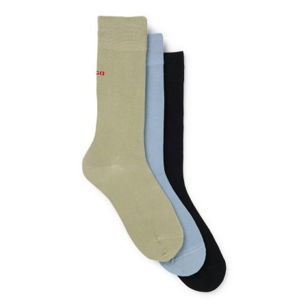 HUGO underwear Business-sokken 3P RS UNI CC met contrasterende hugo logo-opschrift (3 paar