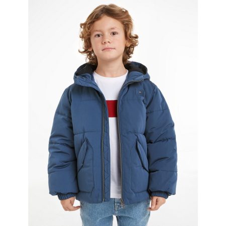 Tommy Hilfiger Gewatteerde jas MONOTYPE PADDED PUFFER JACKET Baby tot 2 jaar