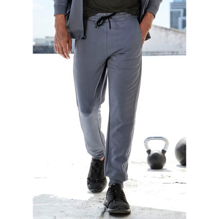 le jogger® Sweatpants met gekleurde inzet en ritszakken