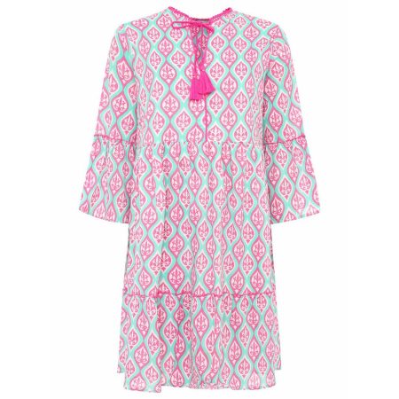 Zwillingsherz Zomerjurk Ovale Ranken met franjes