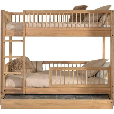 Home affaire Stapelbed Massief eikenhout