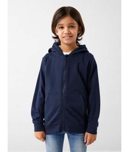 Name It Capuchonsweatvest NKMNESWEAT CARD W HOOD UNB NOOS