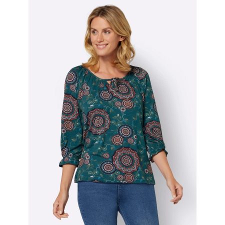 Classic Inspirationen Shirt met 3/4-mouwen Gedessineerd shirt (1-delig)